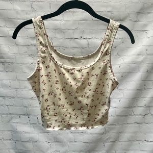 SHEIN Ribbed Cropped Tank